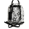 Dolce & Gabbana White DG Stars Print Nylon Travel Backpack Bag