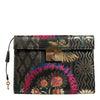 Dolce & Gabbana Multicolor Jacquard Floral Document Briefcase Bag