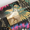 Dolce & Gabbana Multicolor Jacquard Floral Document Briefcase Bag