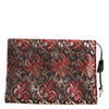 Dolce & Gabbana Multicolor Jacquard Floral Document Briefcase Bag