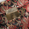 Dolce & Gabbana Multicolor Jacquard Floral Document Briefcase Bag