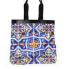 Dolce & Gabbana Multicolor Maiolica Print Tote Shoulder Strap Bag