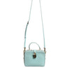 Dolce & Gabbana Mint Green Embossed Leather Padlock Shoulder Bag