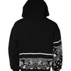 Dolce & Gabbana Black Bandana Hooded Men Sweatshirt Sweater
