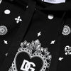 Dolce & Gabbana Black Bandana Hooded Men Sweatshirt Sweater