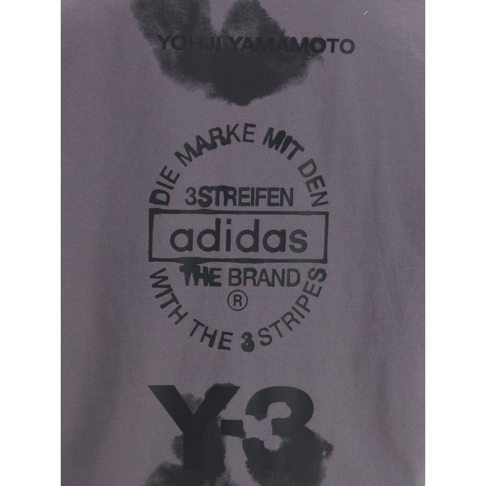 Y-3 Graue Baumwoll-Sportbekleidung