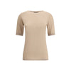 Fabiana Filippi Beige Cashmere T-Shirt