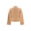 Fabiana Filippi Beige Fleece Wool Sweatshirt