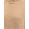 Fabiana Filippi Beige Fleece Wool Sweatshirt