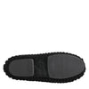 Dolce & Gabbana Black Wool Knit Slip On Ballerina Flats Shoes