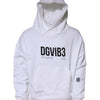 Dolce & Gabbana White DG Vib3 Hooded Men Sweatshirt Sweater