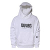 Dolce & Gabbana White DG Vib3 Hooded Men Sweatshirt Sweater
