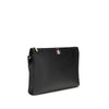 Thom Browne Clutch-Tasche aus schwarzem Kalbsleder, Modell Bos Taurus
