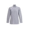 Finamore Blue Cotton Pattern Shirt
