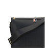 Thom Browne Clutch-Tasche aus schwarzem Kalbsleder, Modell Bos Taurus