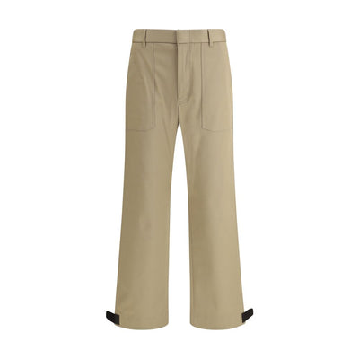 Beige Baumwoll-Cargohose von Brioni