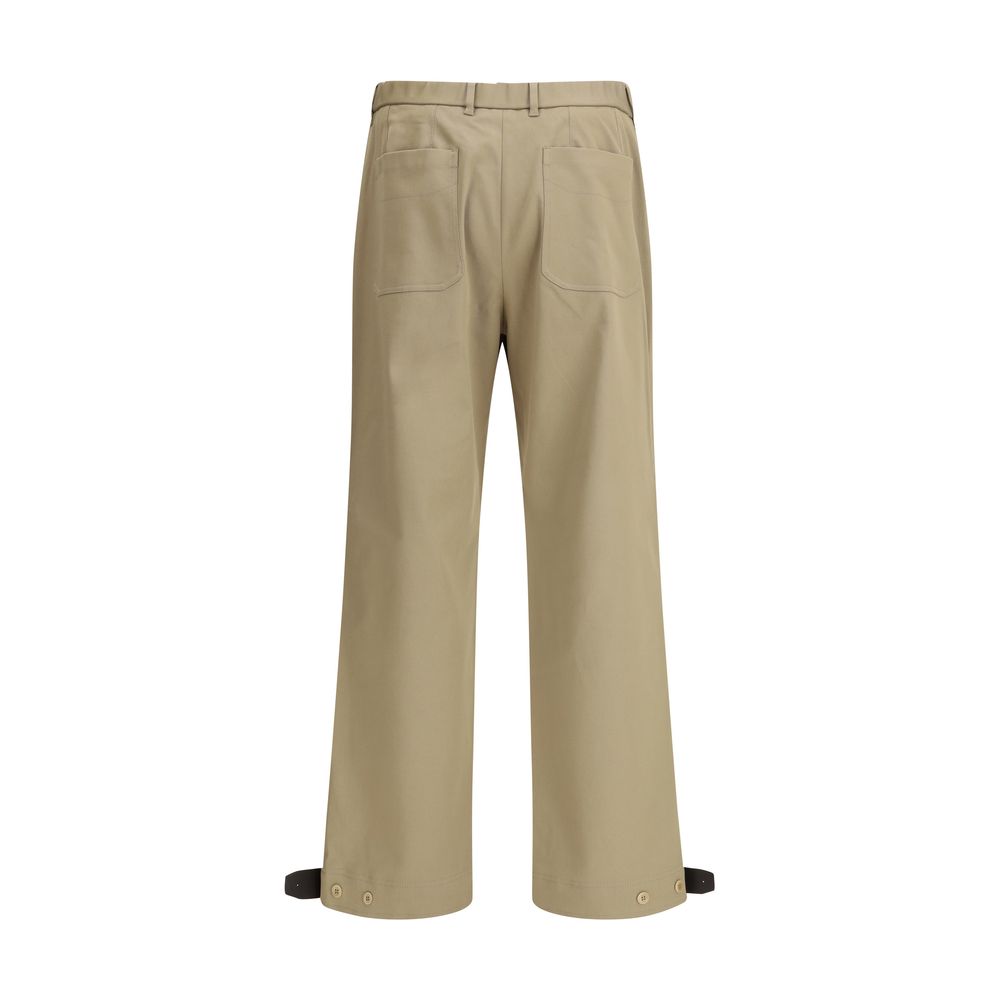 Beige Baumwoll-Cargohose von Brioni