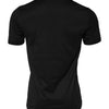 Dolce & Gabbana Black Sacred Heart Cotton Crew Neck T-shirt