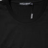 Dolce & Gabbana Black DG Vib3 Print Cotton Crew Neck T-shirt
