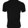 Dolce & Gabbana Black Modal Men Crew Neck Underwear T-shirt