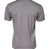 Dolce & Gabbana Gray Graphic Print Cotton Crew Neck T-shirt