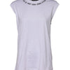 Dolce & Gabbana White Cotton Sleeveless Printed Tank T-shirt