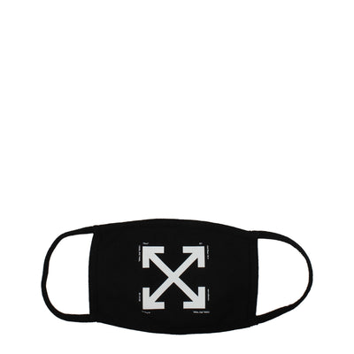 Off-White Black Cotton Facemask