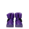 Khrisjoy Purple Polyester Ankle Boots