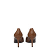 Dolce & Gabbana Brown Leather High Heel Pumps