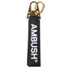 Ambush Black Leather Keychain
