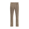 PT Torino Beige Cotton Casual Pants