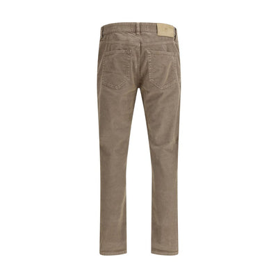 PT Torino Beige Cotton Casual Pants
