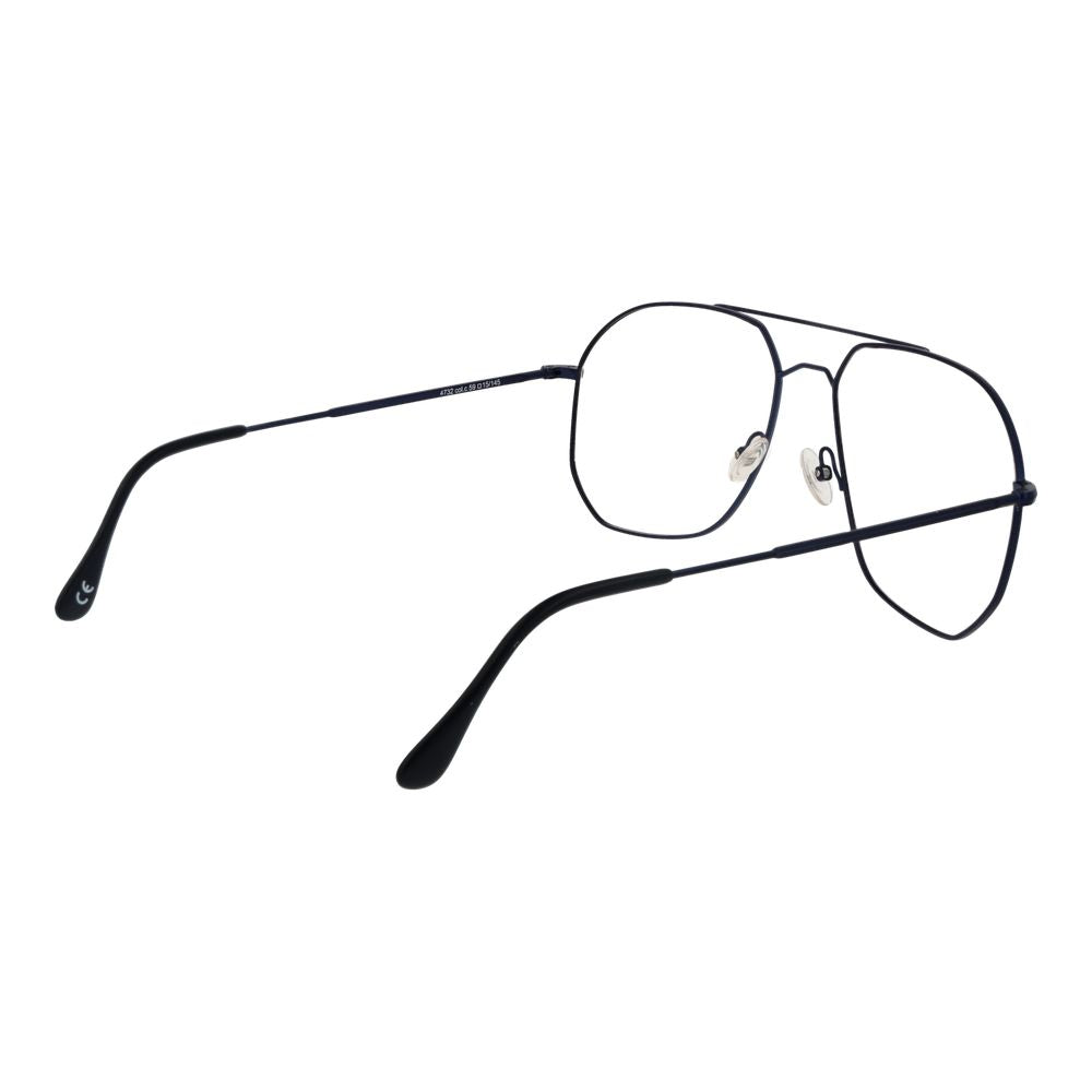 Andy Wolf Brille aus blauem Metall (Gestell)