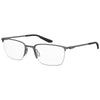 Under Armour Brille aus grauem Metall (Gestell)