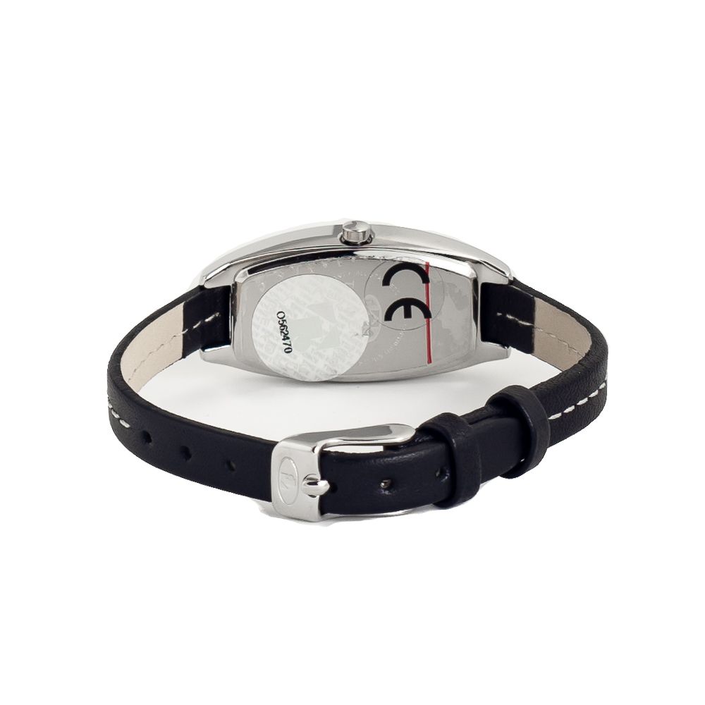 Time Force Armbanduhr aus schwarzem Leder