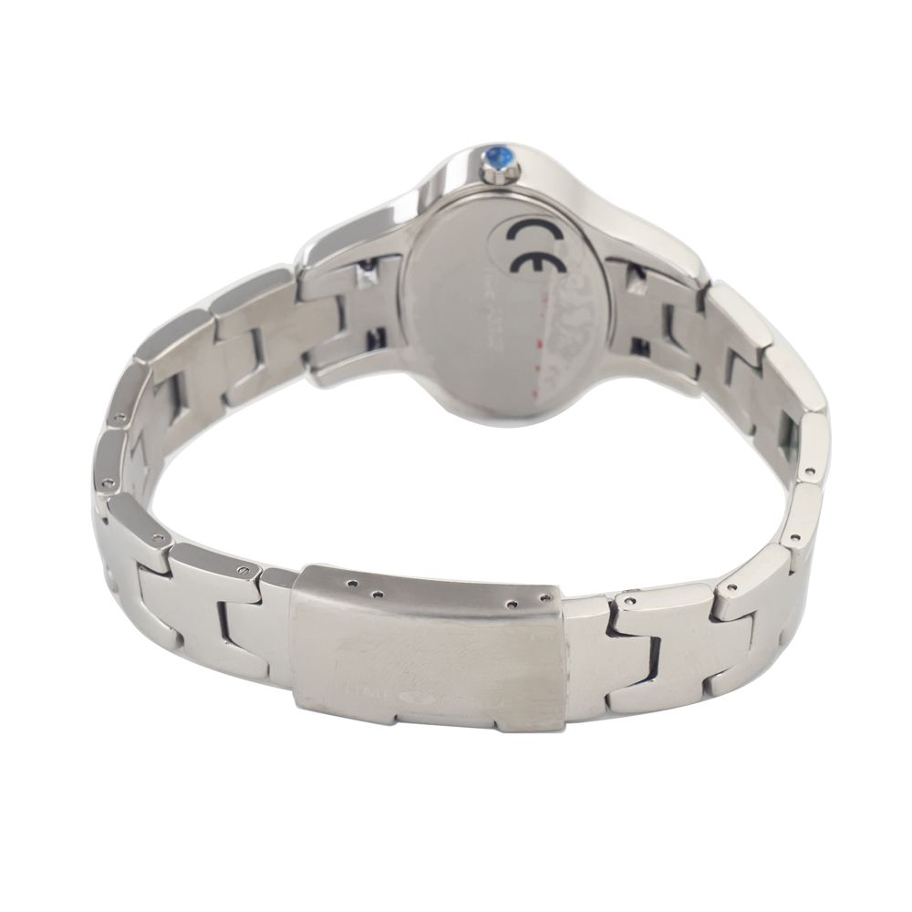 Time Force Silberne Edelstahl-Armbanduhr