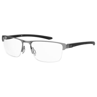 Under Armour Brille aus grauem Metall (Gestell)