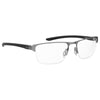 Under Armour Brille aus grauem Metall (Gestell)