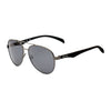 Kenneth Cole Sonnenbrille aus grauem Metall