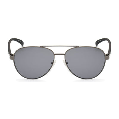 Kenneth Cole Sonnenbrille aus grauem Metall