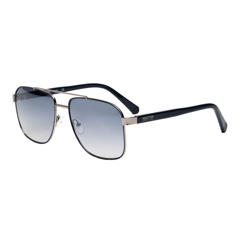 Kenneth Cole Sonnenbrille aus schwarzem Metall