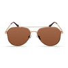 Kenneth Cole Sonnenbrille aus Goldmetall