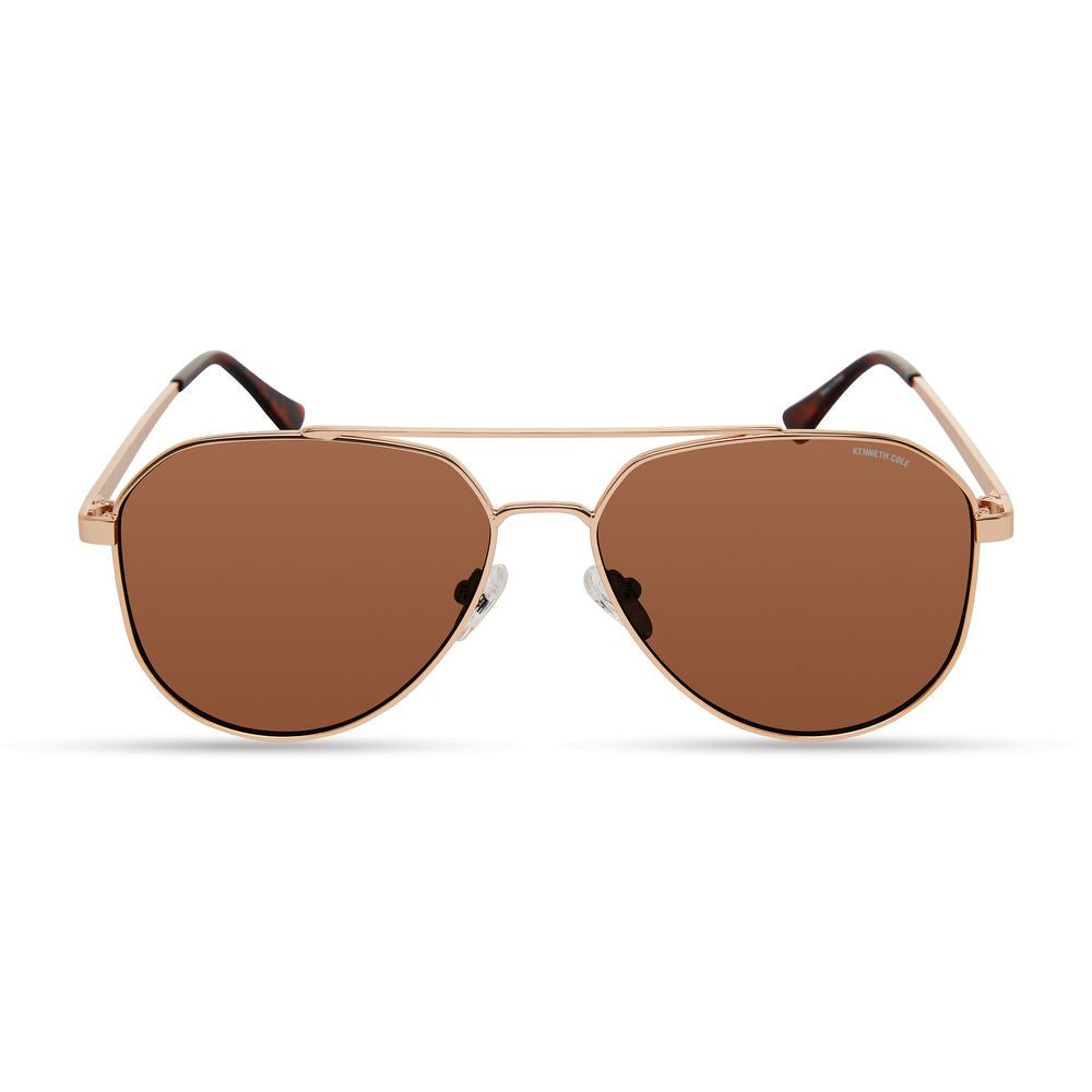 Kenneth Cole Sonnenbrille aus Goldmetall