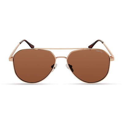Kenneth Cole Sonnenbrille aus Goldmetall
