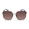 Kenneth Cole Sonnenbrille aus Goldmetall