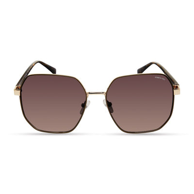 Kenneth Cole Sonnenbrille aus Goldmetall