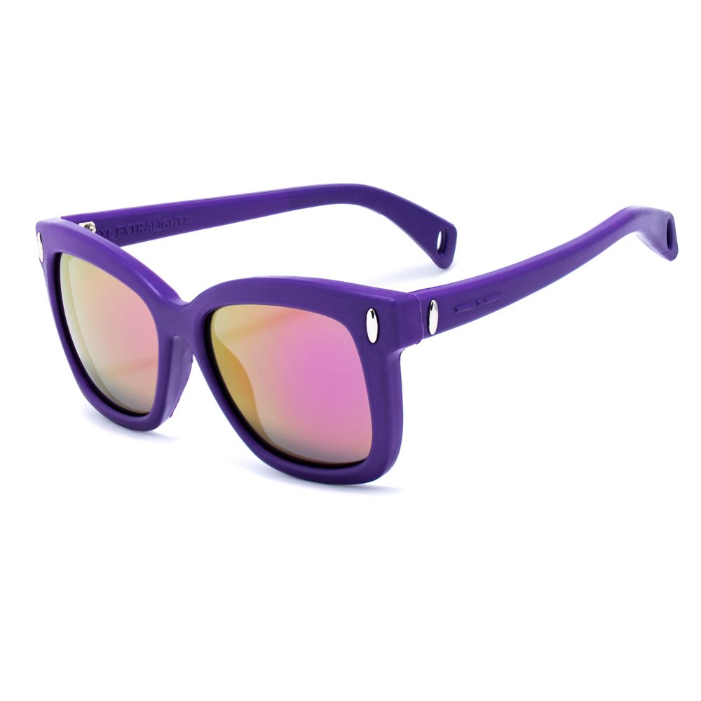 Italia Independent Sonnenbrille aus lila Gummi
