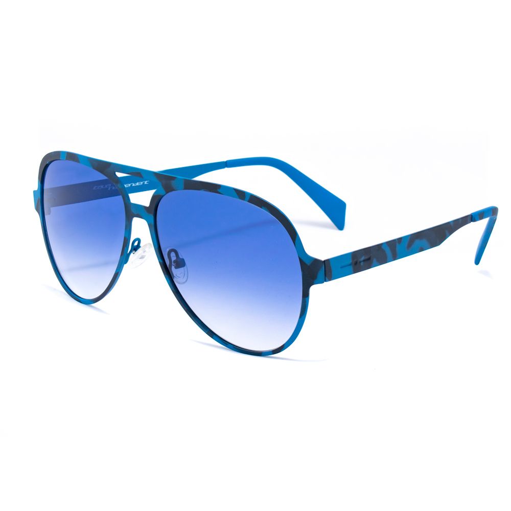 Blaue Sonnenbrille aus Metall von Italia Independent