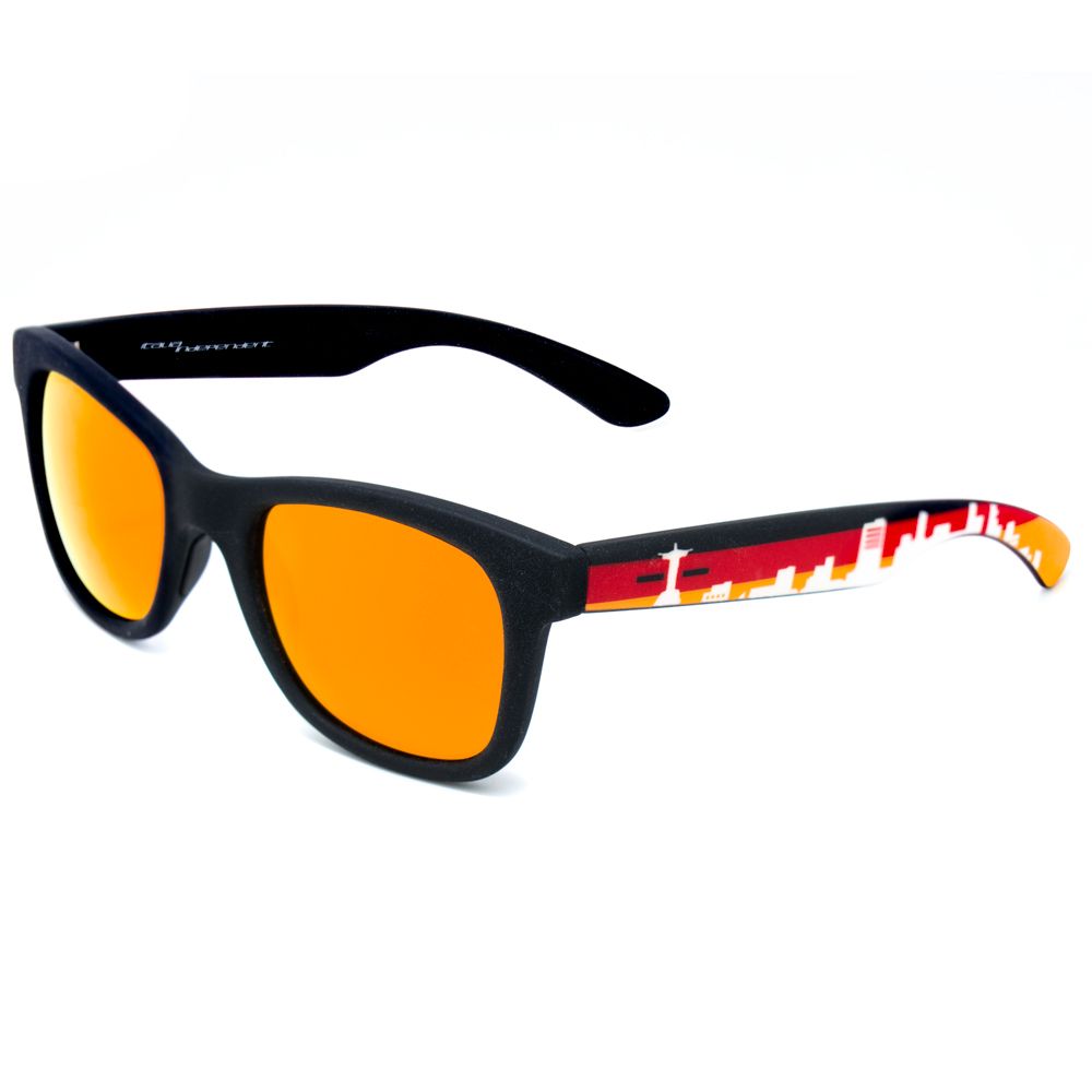 Italia Independent – Schwarze Acetat-Sonnenbrille