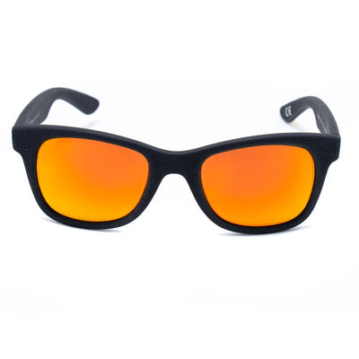 Italia Independent – Schwarze Acetat-Sonnenbrille
